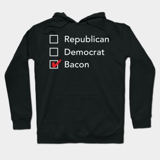 Republican Democrat Bacon Hoodie